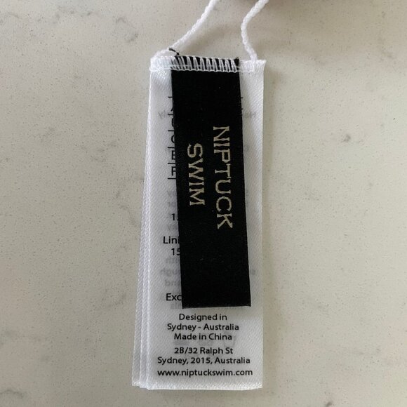 Nip Tuck Swim Floral Nylon Blend Bikini Bottoms w Side Ruching Detail Sz 10 NWT - Picture 8 of 10